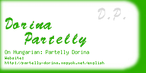 dorina partelly business card